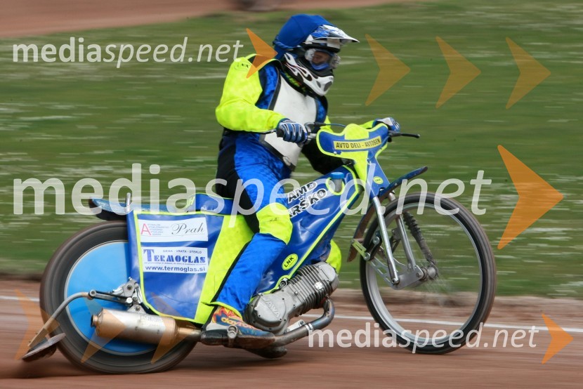 Aljoša Remih (AMD Krško)SPEEDWAY DP posameznikov 2008 2. dirka, Skupina B