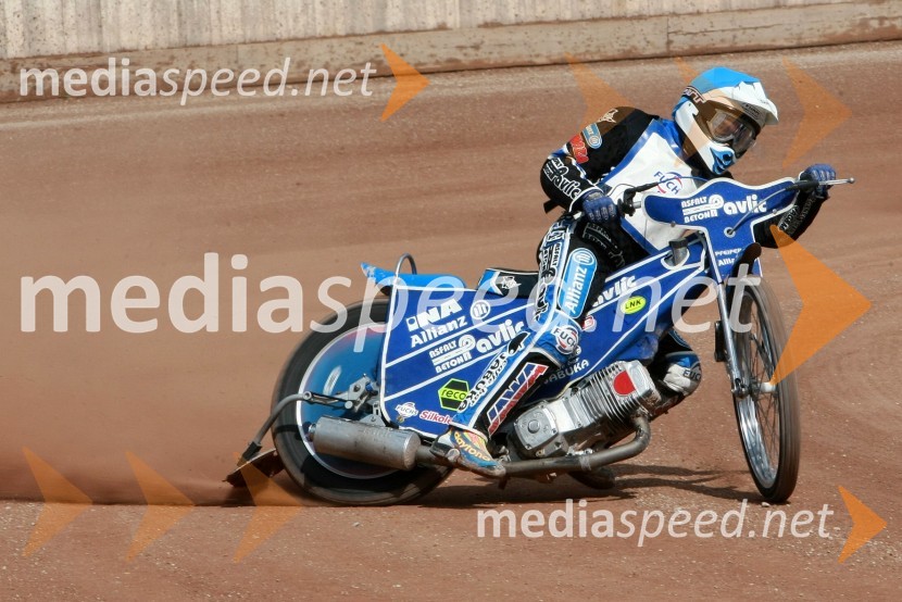 Nikola Pigac (SK Unia Prelog)SPEEDWAY DP posameznikov 2008 2. dirka, Skupina B