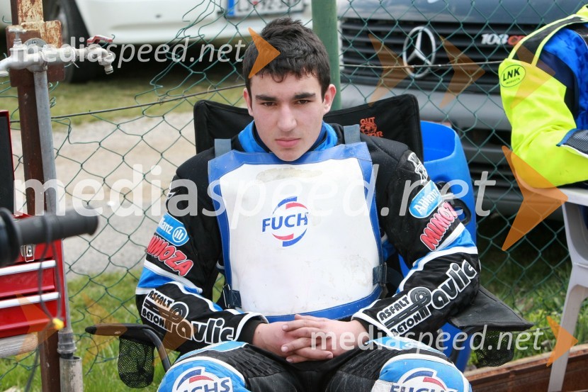 Nikola Pigac (SK Unia Prelog)SPEEDWAY DP posameznikov 2008 2. dirka, Skupina B