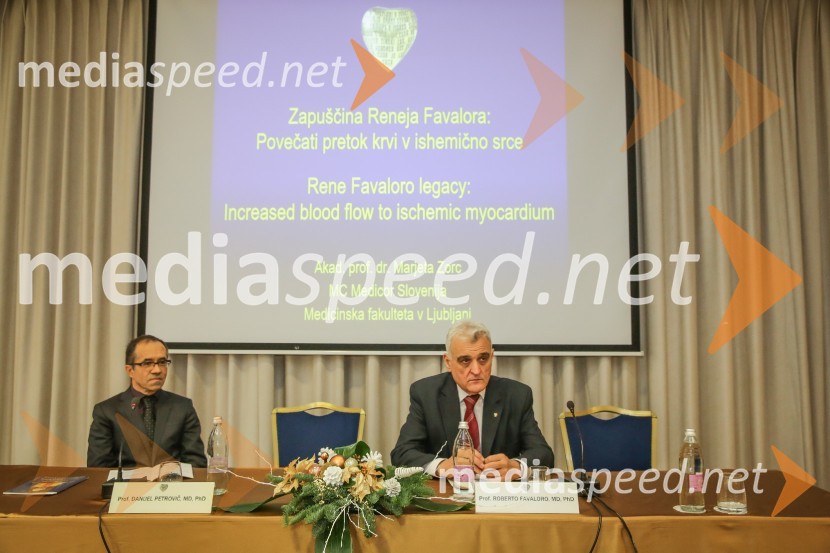prof. dr. Danijel  Petrovič, dr. med.; prof. dr.  Roberto Favaloro, dr. med.Simpozij srčnih kirurgov 2017