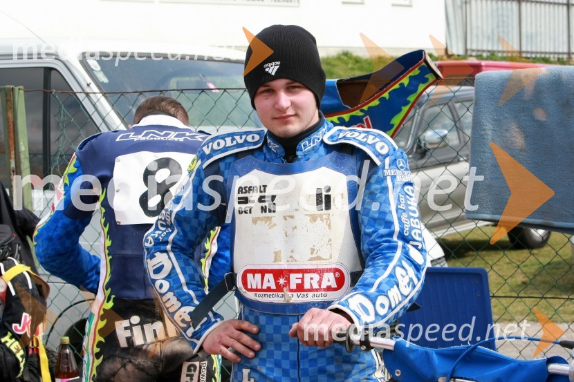 Andrej Kežman (SK Prelog)SPEEDWAY DP posameznikov 2008 2. dirka, Skupina B