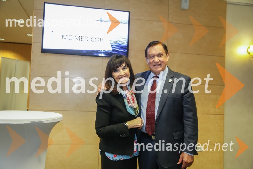 prof.dr. Metka Zorc, predsednica uprave MC Medicor; prof. dr.  Javier  Ruiz Aburto, dr. med.Simpozij srčnih kirurgov 2017