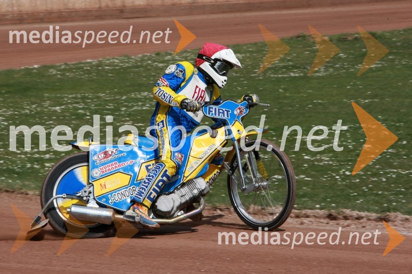 Matic Voldrih (AMTK Ljubljana)SPEEDWAY DP posameznikov 2008 2. dirka, Skupina B