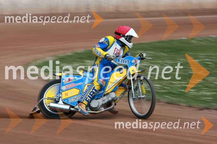 Matic Voldrih (AMTK Ljubljana)SPEEDWAY DP posameznikov 2008 2. dirka, Skupina B
