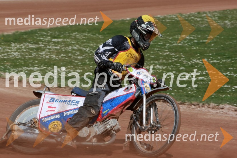 Christian Pellikan (Avstrija)SPEEDWAY DP posameznikov 2008 2. dirka, Skupina B