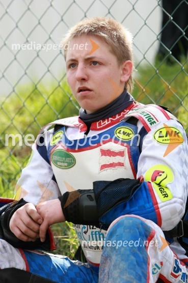 Simon Lukas (Avstrija)SPEEDWAY DP posameznikov 2008 2. dirka, Skupina B