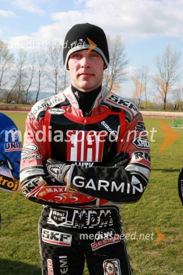 Jernej Kolenko (AMTK Ljubljana)SPEEDWAY DP posameznikov 2008 2. dirka, Skupina A