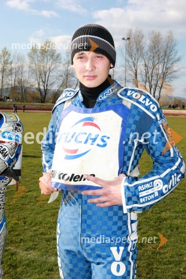 Ivan Vargek (SK Unia Goričan)SPEEDWAY DP posameznikov 2008 2. dirka, Skupina A