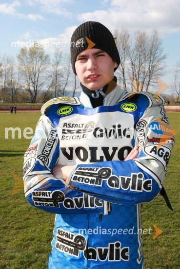 Jurica Pavlic (SK Unia Goričan)SPEEDWAY DP posameznikov 2008 2. dirka, Skupina A