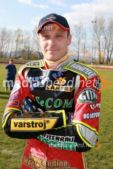 Denis Štojs (ST Lendava)SPEEDWAY DP posameznikov 2008 2. dirka, Skupina A