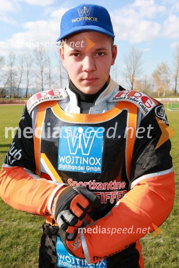 Manuel Novotny (Avstrija)SPEEDWAY DP posameznikov 2008 2. dirka, Skupina A