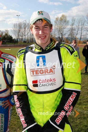 Nikola Martinec (SK Prelog)SPEEDWAY DP posameznikov 2008 2. dirka, Skupina A