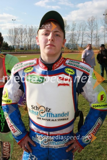 Simon Lukas (Avstrija)SPEEDWAY DP posameznikov 2008 2. dirka, Skupina A