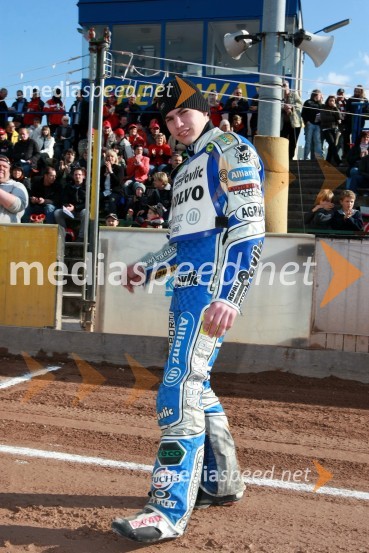 Jurica Pavlic (SK Unia Goričan)SPEEDWAY DP posameznikov 2008 2. dirka, Skupina A