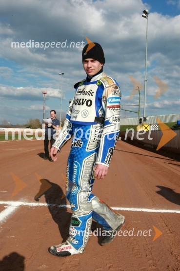 Jurica Pavlic (SK Unia Goričan)SPEEDWAY DP posameznikov 2008 2. dirka, Skupina A