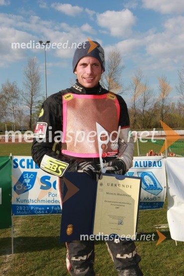 Manuel Hauzinger (Avstrija)SPEEDWAY DP posameznikov 2008 2. dirka, Skupina A