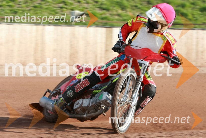 Aleksander Čonda (AMD Krško)SPEEDWAY DP posameznikov 2008 2. dirka, Skupina A