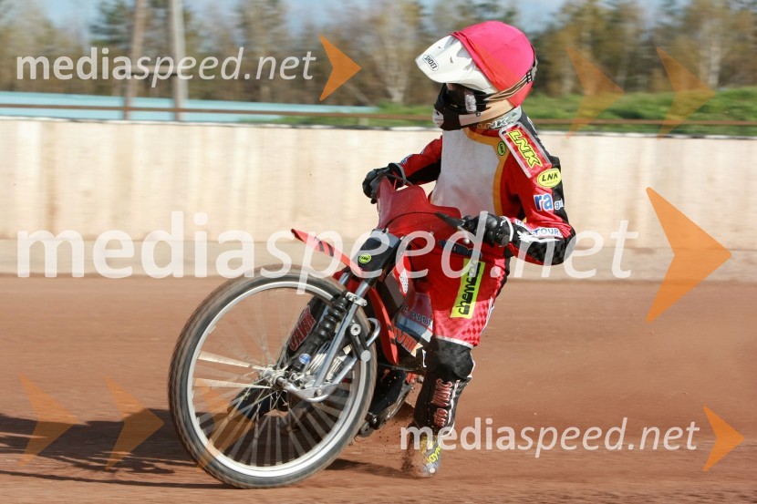 Aleksander Čonda (AMD Krško)SPEEDWAY DP posameznikov 2008 2. dirka, Skupina A