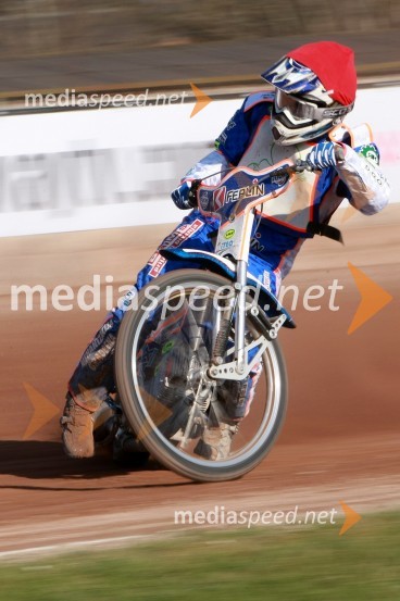 Matija Duh (AMD Krško)SPEEDWAY DP posameznikov 2008 2. dirka, Skupina A