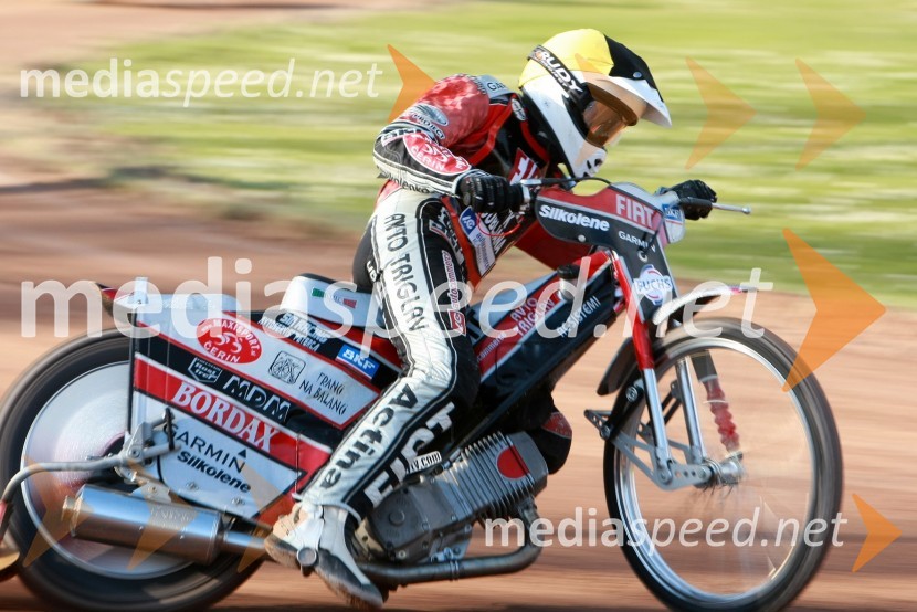 Jernej Kolenko (AMTK Ljubljana)SPEEDWAY DP posameznikov 2008 2. dirka, Skupina A