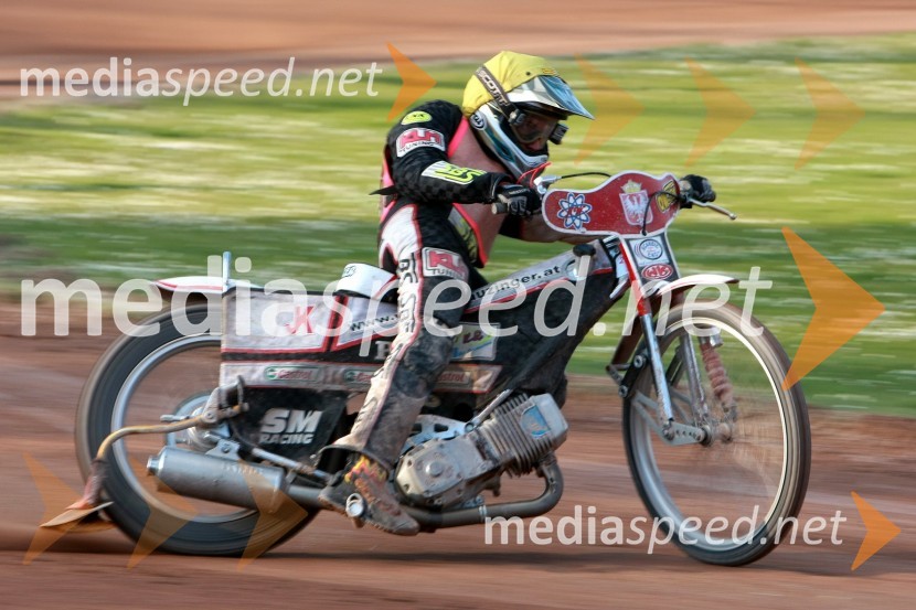 Manuel Hauzinger (Avstrija)SPEEDWAY DP posameznikov 2008 2. dirka, Skupina A