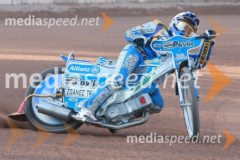 Jurica Pavlic (SK Unia Goričan)SPEEDWAY DP posameznikov 2008 2. dirka, Skupina A