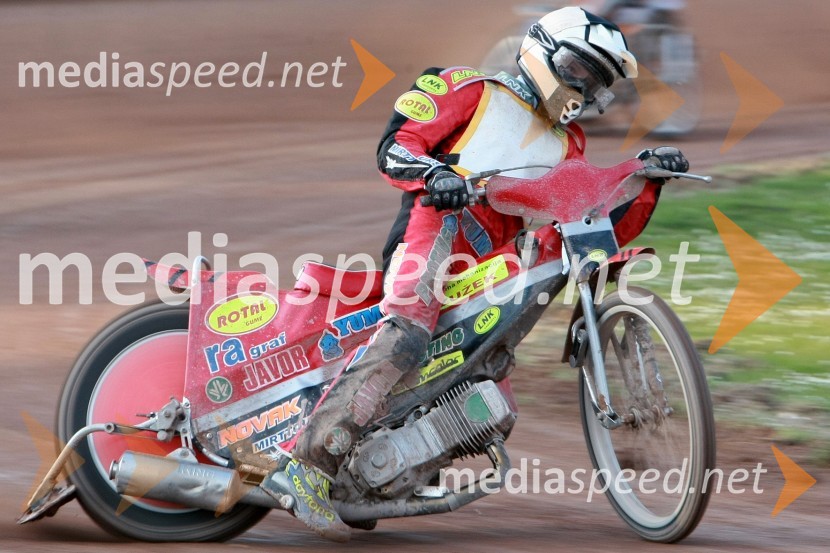Aleksander Čonda (AMD Krško)SPEEDWAY DP posameznikov 2008 2. dirka, Skupina A