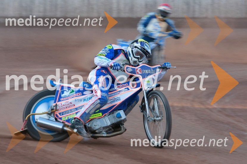 Matija Duh (AMD Krško)SPEEDWAY DP posameznikov 2008 2. dirka, Skupina A