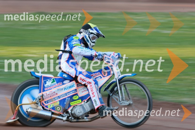 Matija Duh (AMD Krško)SPEEDWAY DP posameznikov 2008 2. dirka, Skupina A