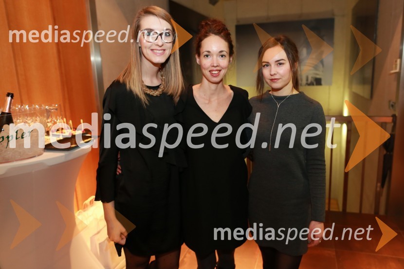  Petra  Letonja, Mediaspeed d.o.o.;  Andreja Breznik, Mediaspeed;  Andreja  Barbarič16. rojstni dan agencije Mediaspeed in prednovoletno druženje