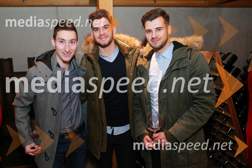  David Osterc;  Jan Ljubec;  Damijan Ljubec, Mediaspeed16. rojstni dan agencije Mediaspeed in prednovoletno druženje