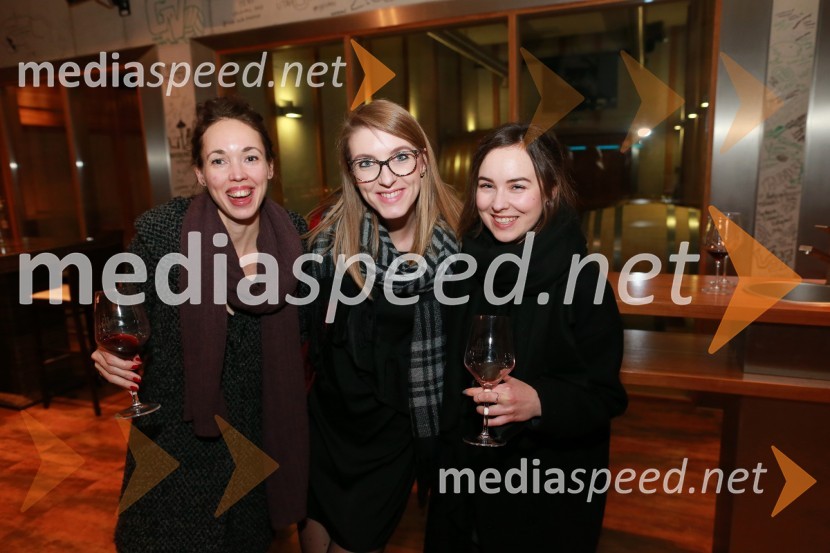  Andreja Breznik, Mediaspeed;  Petra  Letonja, Mediaspeed d.o.o.;  Andreja  Barbarič16. rojstni dan agencije Mediaspeed in prednovoletno druženje