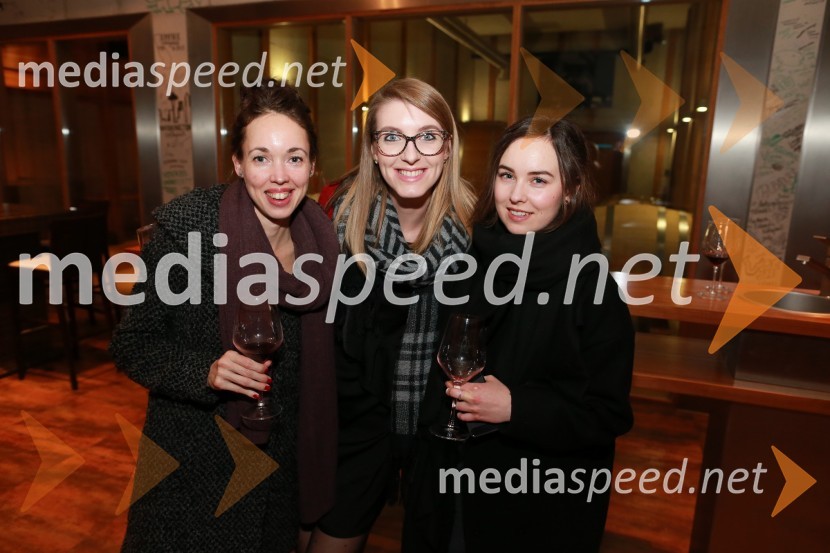  Andreja Breznik, Mediaspeed;  Petra  Letonja, Mediaspeed d.o.o.;  Andreja  Barbarič16. rojstni dan agencije Mediaspeed in prednovoletno druženje