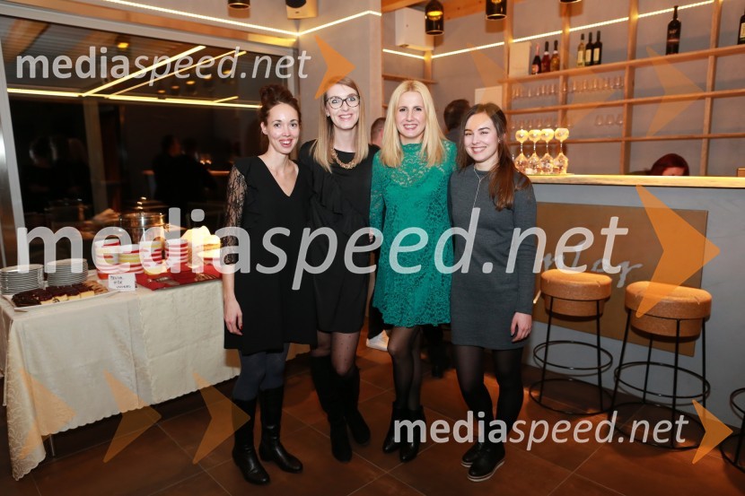  Andreja Breznik, Mediaspeed;  Petra  Letonja, Mediaspeed d.o.o.;  Natalija Cvetko, vodja projektov, Mediaspeed;  Andreja  Barbarič16. rojstni dan agencije Mediaspeed in prednovoletno druženje