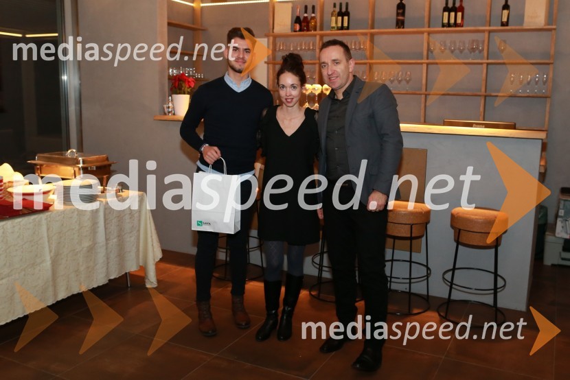  Jan Ljubec;  Andreja Breznik, Mediaspeed;  Borut  Cvetko, kreativni direktor, Mediaspeed16. rojstni dan agencije Mediaspeed in prednovoletno druženje