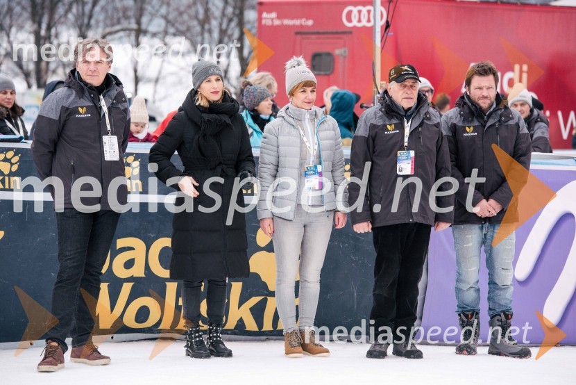 mag. David Kastelic, predsednik uprave, Zavarovalnica Sava, d.d.;  Katja  Janko Puh, vodja marketinga, s.Oliver;  Petra Romih, vodja marketinga Europarka;  Danilo Kline, vodja protokola Zlata lisica;  Iztok Kvas, podpredsednik Športne zveze Maribor54. Zlata lisica, slalom