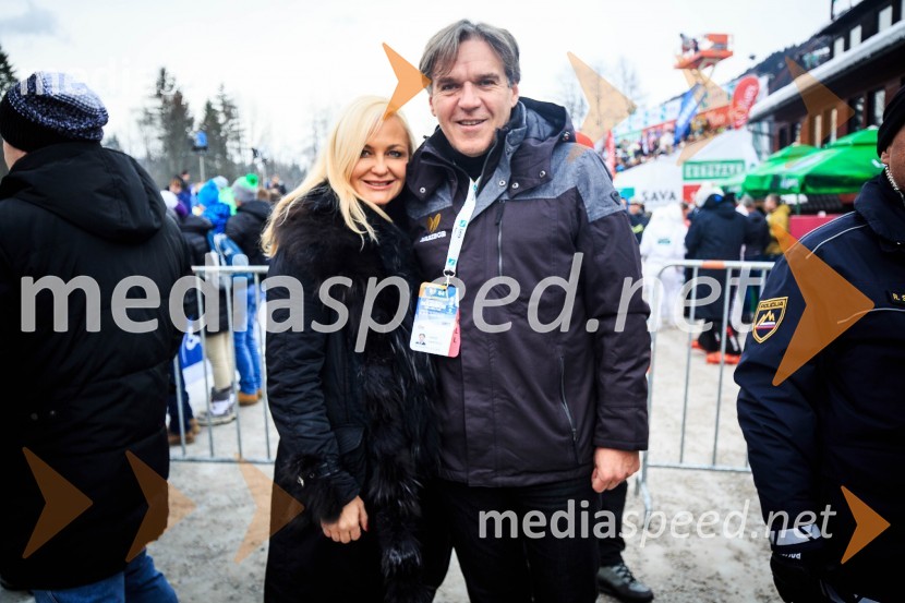 dr. Jerneja Kastelic, direktorica, Mercator nepremičnine; mag. David Kastelic, predsednik uprave, Zavarovalnica Sava, d.d.54. Zlata lisica, slalom