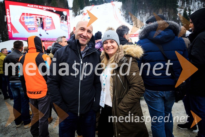  Uroš Kuzmič, vodja oddelka za upravljanje dogodkov Zavarovalnica Triglav d.d.;  Eva Kuzmič54. Zlata lisica, slalom