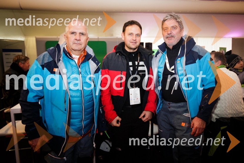  Srečko Medven, generalni sekretar pokala Vitranc;  Franci Bolta, direktor znamke Audi pri podjetju Porsche Slovenija d.o.o.;  ... 54. Zlata lisica, nedelja, VIP druženje