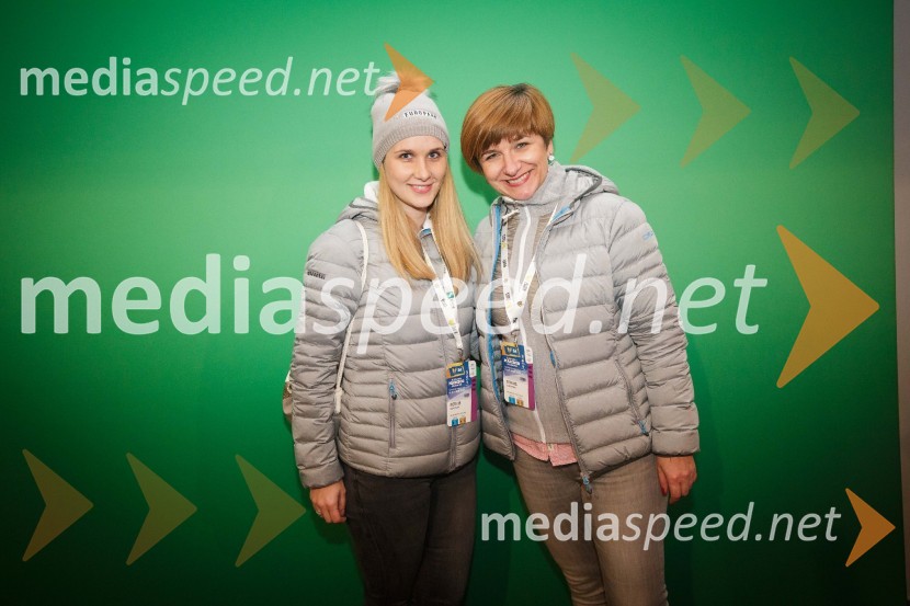  Vanja Bele, asistenka za marketing Europarka;  Petra Romih, vodja marketinga Europarka54. Zlata lisica, nedelja, VIP druženje