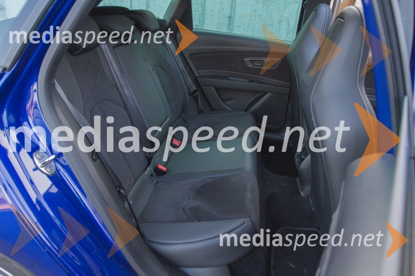 Seat Leon ST Cupra 2.0 TSI DSG 4Drive, zadnja klopSeat Leon ST Cupra 2.0 TSI DSG 4Drive, mediaspeed test