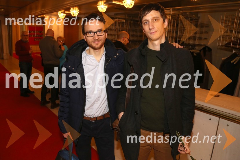  Matija Stipanič, igralec;  Jurij Drevenšek, igralecSamomorilec, premiera predstave