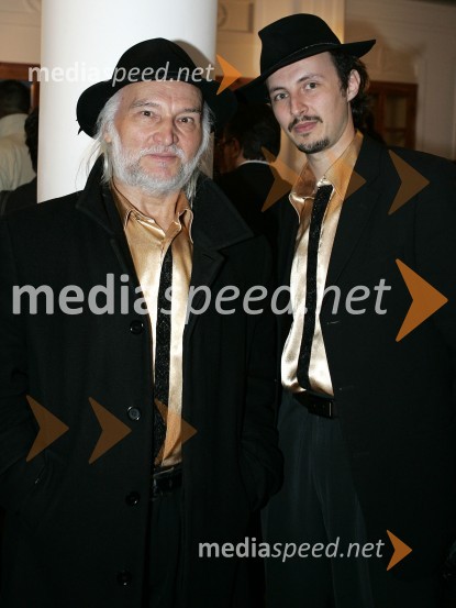 Milan in Saša Ostojič, člana ciganske skupine Halgato bandKoncert ob svetovnem dnevu Romov