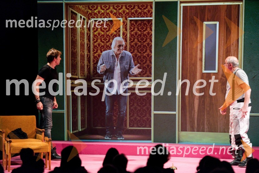  Lado Bizovičar, igralec;  Janez Bončina Benč, glasbenik;  Janez Hočevar - Rifle, igralecČakalnica, premiera predstave