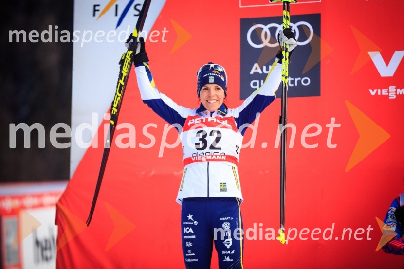  Charlotte Kalla, smučarska tekačica, ŠvedskaSvetovni pokal v teku na smučeh, nedelja