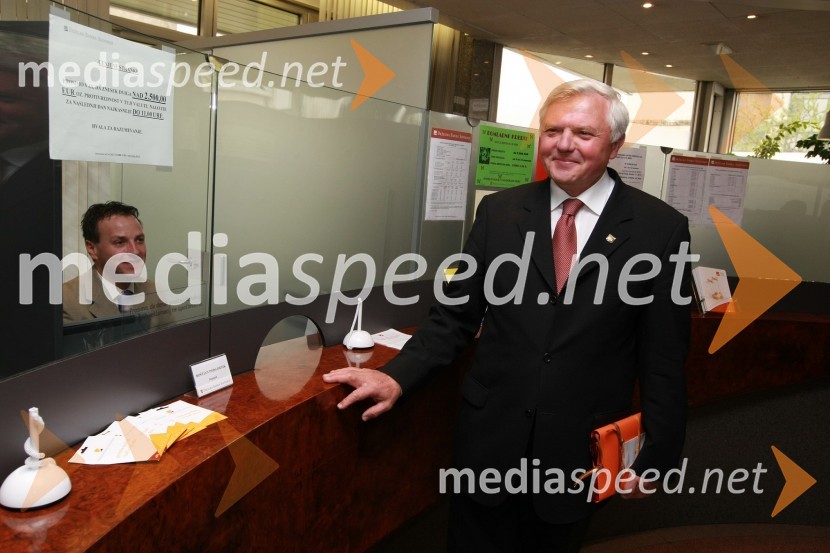 Mirko Brulc, župan občine Nova GoricaOtvoritev poslovne enote Deželne banke Slovenije v Novi Gorici