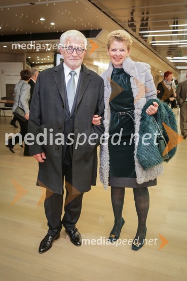 dr. Peter  Čeferin, pravnik, pisatelj;  Rija  Čič, inženirka tekstilne industrijePohujšanje v dolini šentflorjanski, premiera predstave