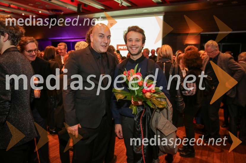  Boštjan Gombač, glasbenik;  Nik  Škrlec, igralecPohujšanje v dolini šentflorjanski, premiera predstave