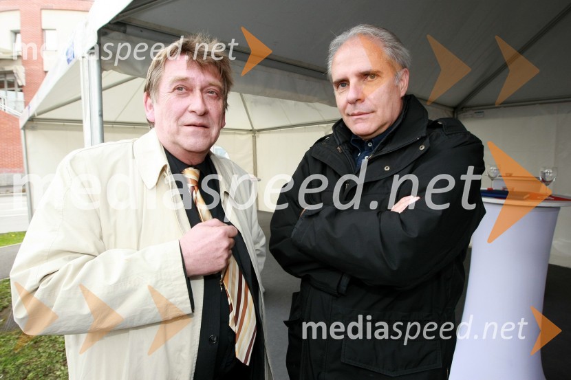 Marcel Buh, direktor TV Primorka, in Valter Vodopivec, vodja trženja TV PrimorkaOtvoritev poslovne enote Deželne banke Slovenije v Novi Gorici