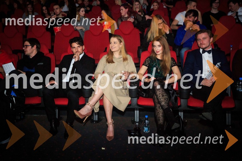  Jože  Doberšek, igralec;  Ondina Kerec, igralka;  Valentina Plaskan, igralka, radijska moderatorka;  Jure Rajšp, igralecDualizem, predpremiera Spletne serije